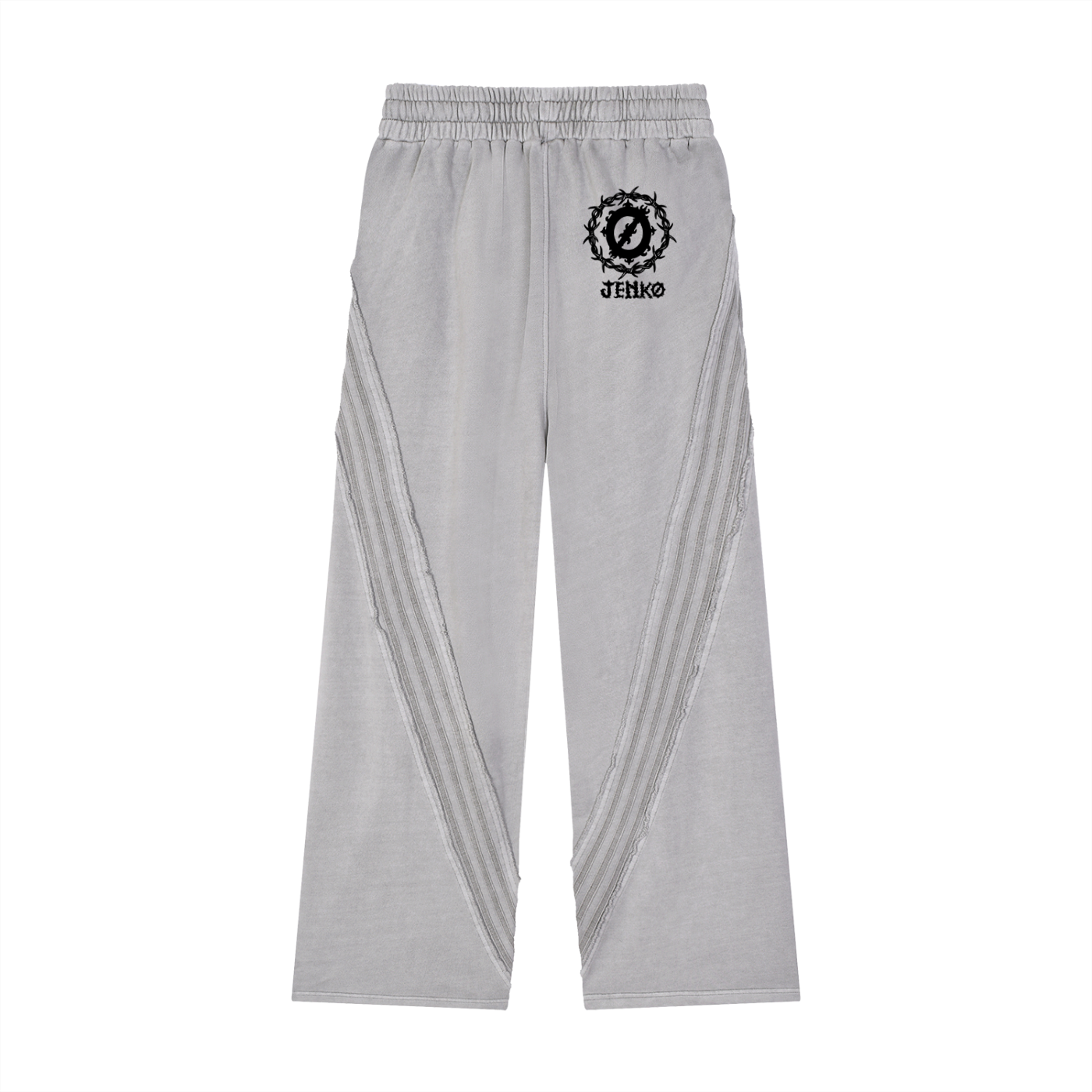 Snow Washed Tape Raw Edge Sweatpants